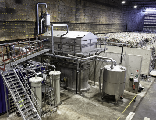 AxoPlus system installed in plastic factory