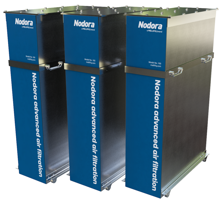 Reusable cassettes for Nodora air filter system