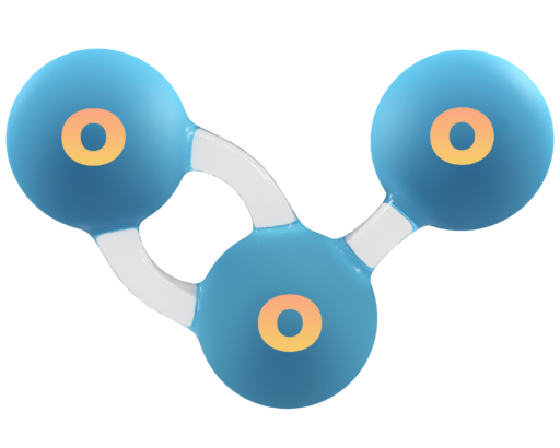 Ozone molecule