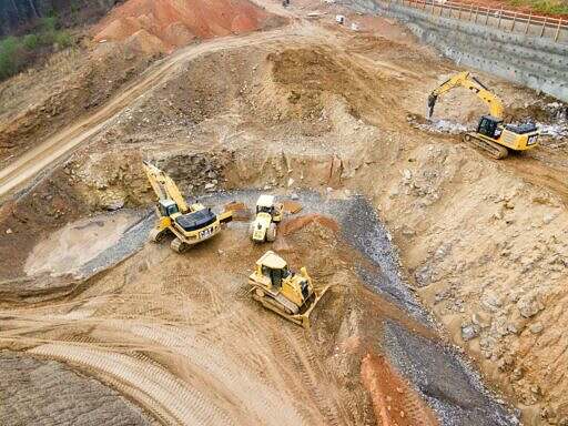 Construction sites which expose ground water and may cause PFAS contamination into nearby water bodies