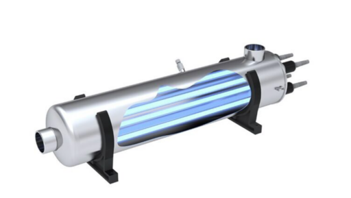 Low flow low pressure IV system for water treatment. Saniray Zeeron A-series.