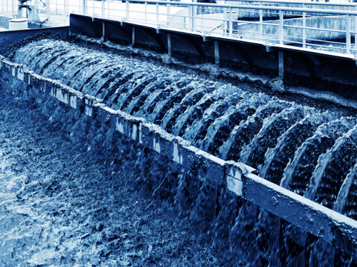 Industrial waste process water can be difficult and expensive to handle in order to comply with environmental regulations